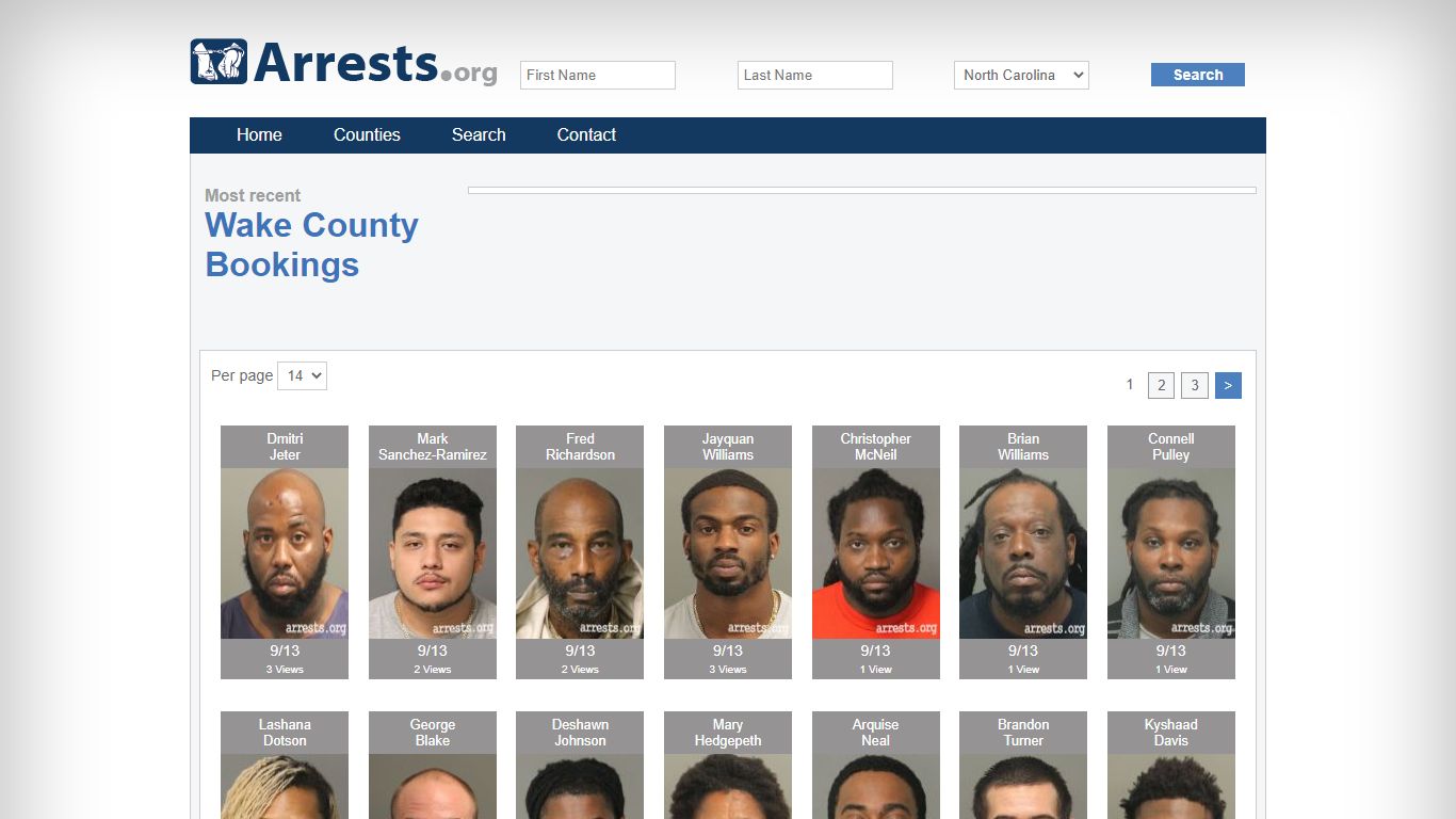 Wake County Arrests and Inmate Search